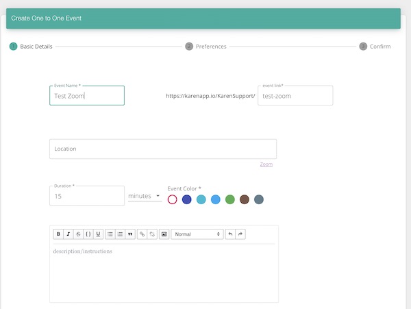 FrontDeskChat Add Zoom