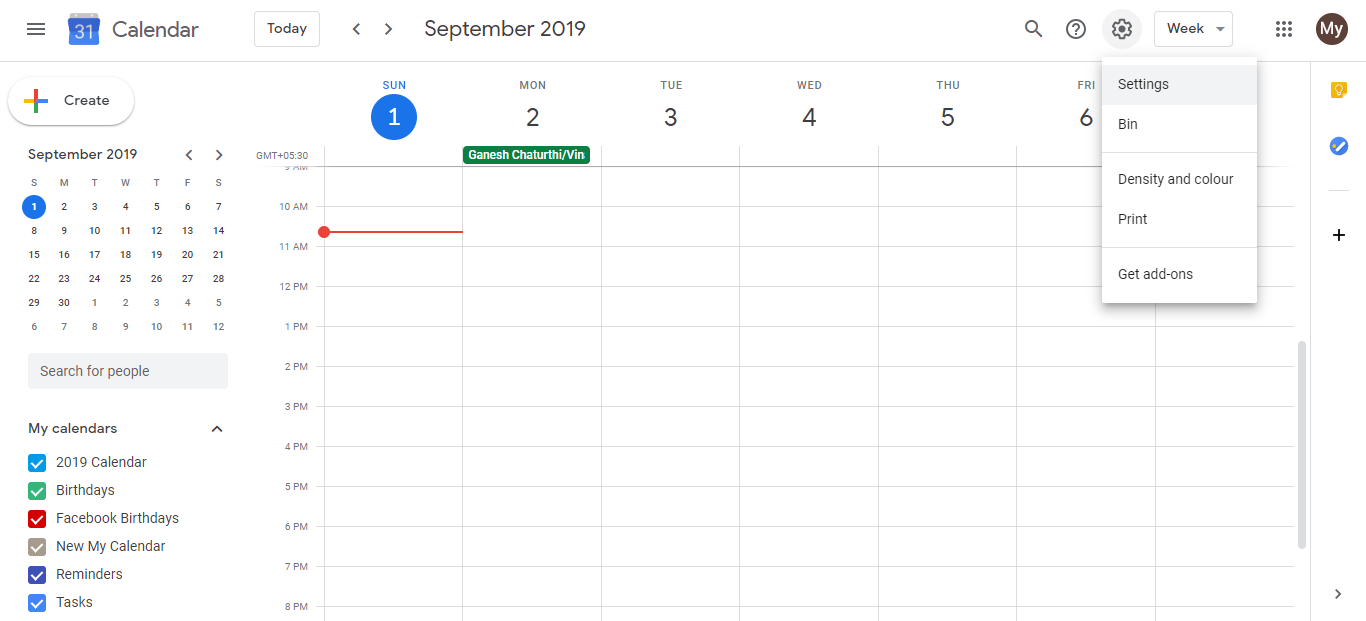 google-calendar-secret-address