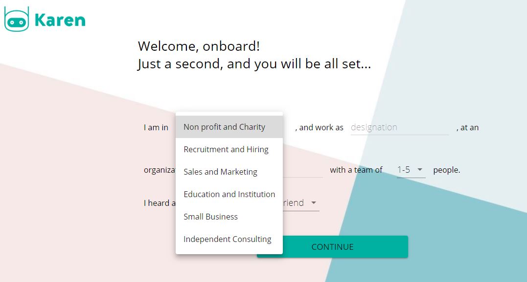 Scheduling an appointment through integrated FrontDeskChat app on a website