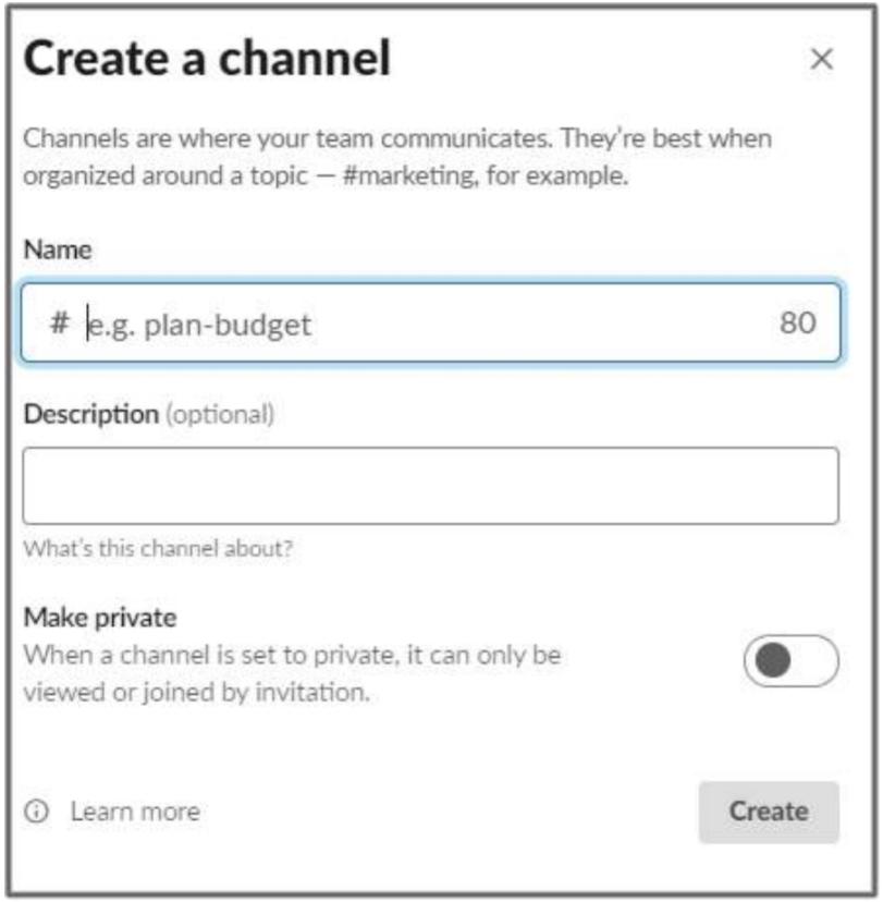 create a channel